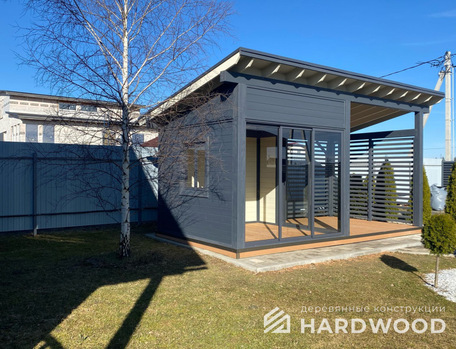 Скандинавская беседка из дерева №93 - фото 2248