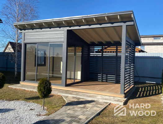 Скандинавская беседка из дерева №93 - фото 2242